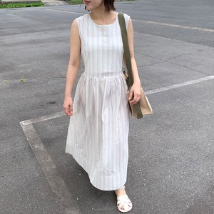 Casual Dress Stripe Sleeveless One-piece Dress 【2024NEW】