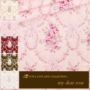 有輪商店 YUWA  シャーティング ”my dear rose” [B:Pink] / 全5色 /生地 布/824802