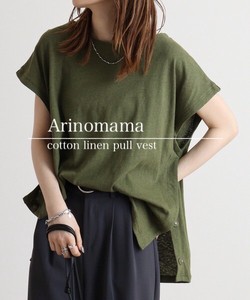 Vest/Gilet Pullover Vest Cotton Linen