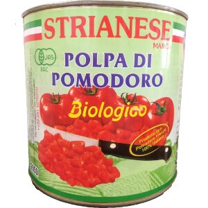 ストリアネーゼ有機トマト缶カット 2,500g（クエン酸不使用・有機JAS認証・オーガニック）