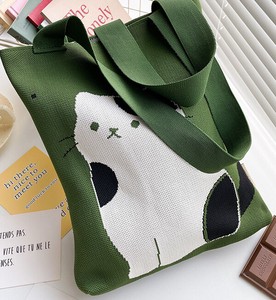 托特包 手提袋/托特包 休闲 动物 猫图案 3颜色