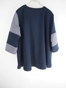 T-shirt Pullover Stripe Premium 6/10 length 2024 Spring/Summer Made in Japan