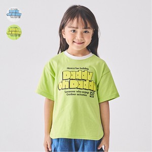 ロゴプリント半袖Tシャツ　V32822　日本製　ギフト　ポップ　通園通学
