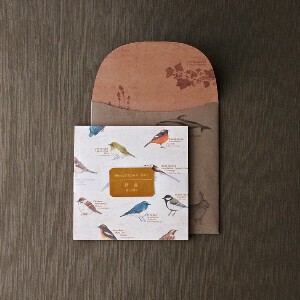 図鑑風メモ便箋〔野鳥〕