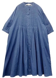 Button Shirt/Blouse One-piece Dress