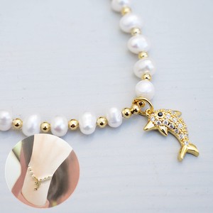Stainless Steel Pendant Pearl Dolphin Ladies'