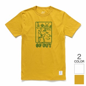 オーガニックコットン / 半袖Tシャツ / ユニセックス / 日本製 / GO OUTデザイン