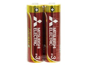 【水銀0(ゼロ)使用】三菱 アルカリ乾電池単3（2本入）LR6GD／2S