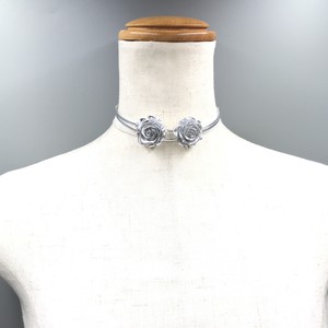 Necklace/Pendant Necklace sliver Flowers