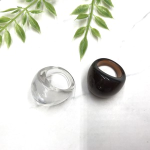 Resin Ring Rings Clear