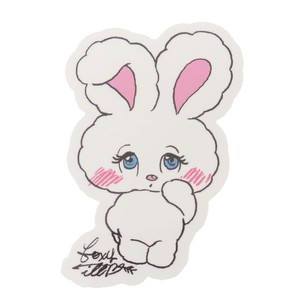 【ステッカー】foxy illustrations ステッカー クリエイターズサーカス Shy Bunny
