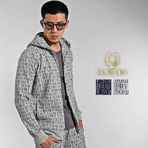 Hoodie Jacquard Patterned All Over M