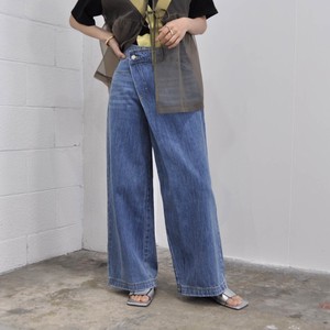Denim Full-Length Pant Design Waist Denim Pants