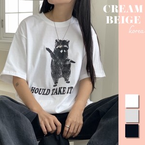 T-shirt Animals T-Shirt Tops Ladies'