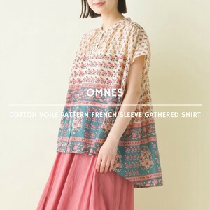 [SD Gathering] Button Shirt/Blouse Cotton Voile French Sleeve 2024 Spring/Summer