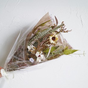FLOWER BOUQUET ＆ FRAGRANCE PAPER C 造花とフレグランスペーパーセット