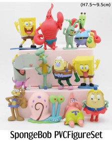 SpongeBob PVCフィギュア12pSet　/　スポンジボブ PVCフィギュア