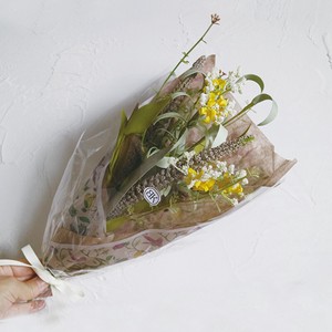 FLOWER BOUQUET ＆ FRAGRANCE PAPER D 造花とフレグランスペーパーセット