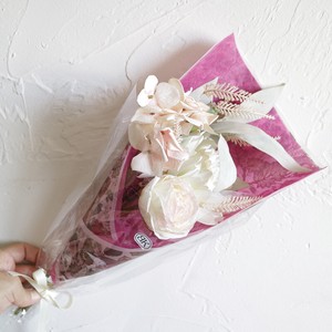 FLOWER BOUQUET ＆ FRAGRANCE PAPER H 造花とフレグランスペーパーセット