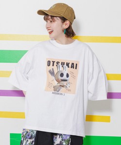 ScoLar PARITY：ウサギとクマのOTSUKAIプリントTシャツ