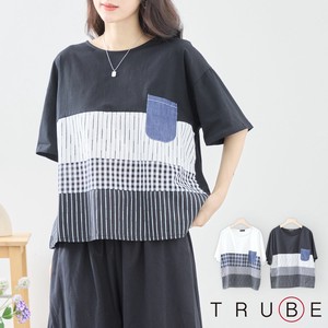 T-shirt Design Pocket Tops L M Switching 【2024NEW】