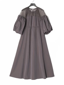 Casual Dress Tulle Taffeta One-piece Dress Switching 2024 NEW
