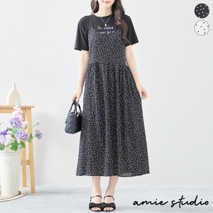 Casual Dress L One-piece Dress Polka Dot 【2024NEW】