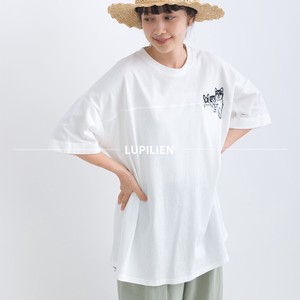 T-shirt Pudding T-Shirt Large Silhouette Pocket Switching
