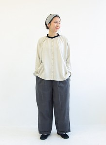 Button Shirt/Blouse Cotton Linen