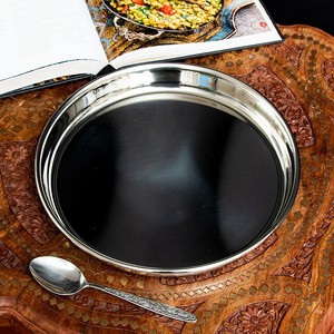 カレー大皿 [28cm]-重ね収納ができるタイプ
