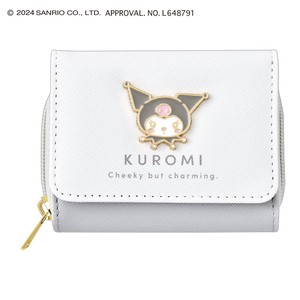Trifold Wallet Sanrio Characters KUROMI NEW