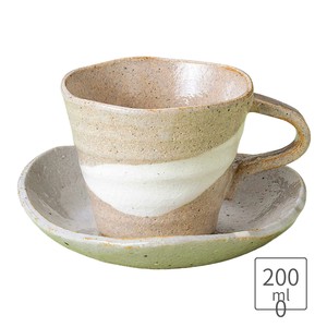 Mino ware Cup & Saucer Set Coffee Cup and Saucer Made in Japan