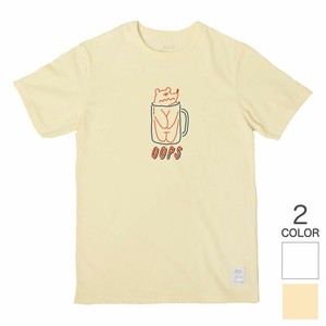 オーガニックコットン / 半袖Tシャツ / ユニセックス / 日本製 / OOPSデザイン