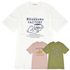 T-shirt San-x T-Shirt Rilakkuma Printed Kiiroitori Short-Sleeve