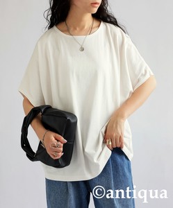 Antiqua T-shirt Plain Color T-Shirt Tops Ladies' Short-Sleeve NEW