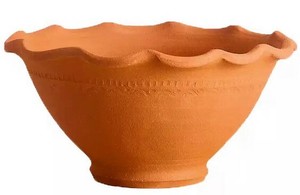 予約販売・6月入荷予定◆ウィッチフォード･植木鉢《スカラップ》 英国製 Whichford Scallop Bowl