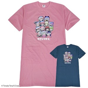 寺田てら Tシャツ トップス ワンピース イラスト スーパービックT 半袖 オーバーサイズ クリエイター