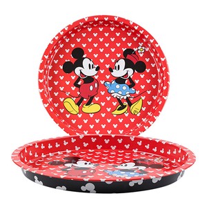 Tray Red Mickey Minnie