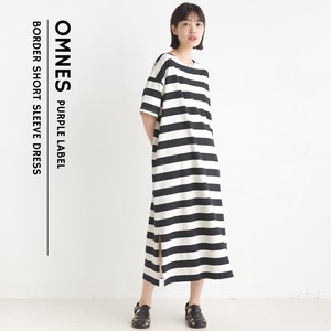Casual Dress One-piece Dress Border 2024 Spring/Summer