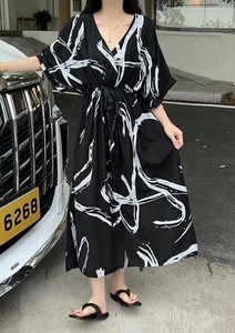 Casual Dress Dolman Sleeve L One-piece Dress M Peplum 2024 Spring/Summer