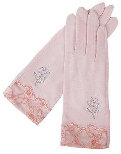 Gloves Pink Gloves Rhinestone Limited