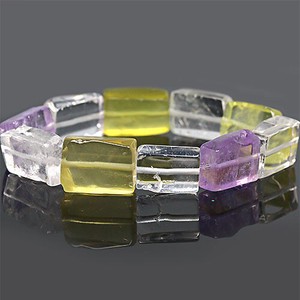Gemstone Bracelet Peridot/Onyx M