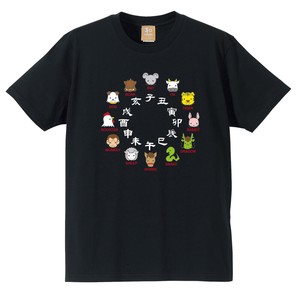 T-shirt Chinese Zodiac Japanese Pattern