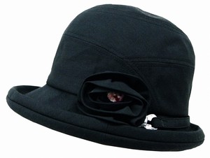 【レイクアルスター】数量限定の大特価！キーパー付きセーラーハット・ブラック≪服飾小物≫帽子