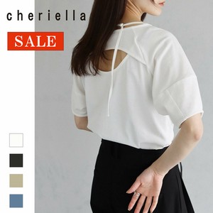 【SALE】バックスリットデザインTシャツ/cheriella