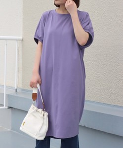 Casual Dress Cotton One-piece Dress Switching Cool Touch