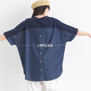 T-shirt Pullover Buttons Denim 【2024NEW】