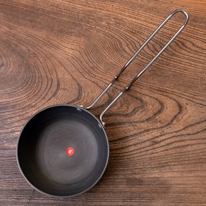 タルカパン - 黒 ノンスティック【直径約11.5cm】インド料理でスパイスをテンパリングする調理器具