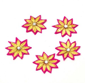 Handicraft Material Flower Pink Set of 5