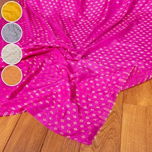 〔1m切り売り〕〔各色あり〕インドの伝統模様布　小花模様〔幅約117cm〕